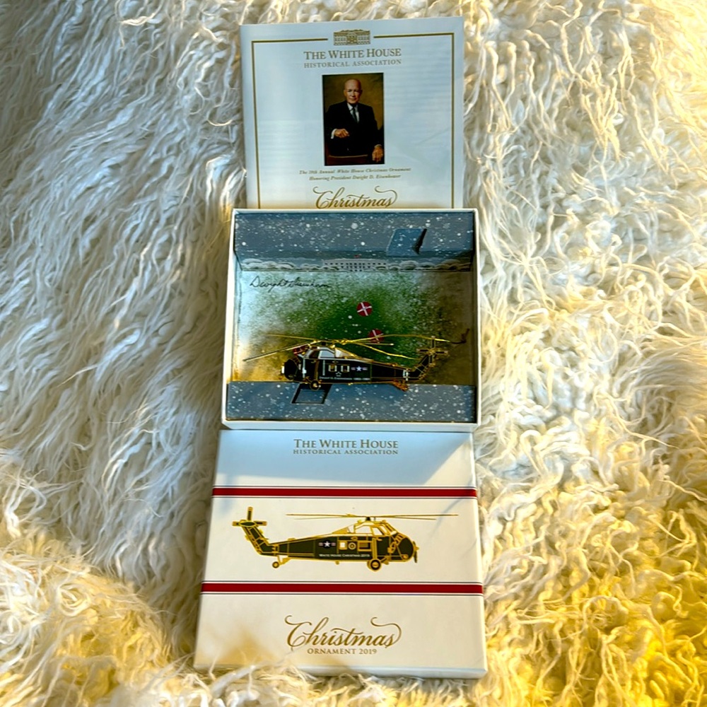 A New White House Helicopter Ornament for Dwight D. Eisenhower.